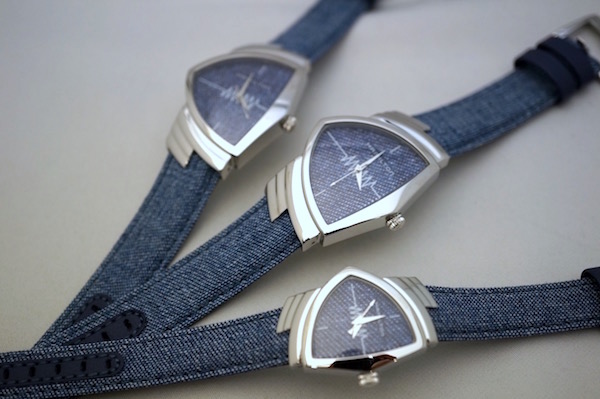 ハミルトン 腕時計 メンズ H244112 デニム ベンチュラ ブルー H887