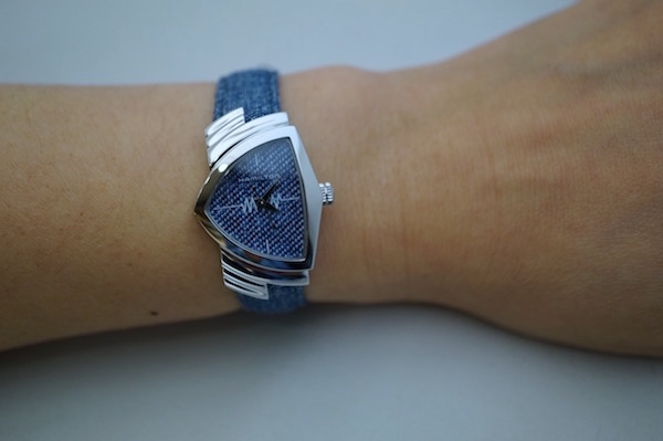 ハミルトン 腕時計 メンズ H244112 デニム ベンチュラ ブルー H887
