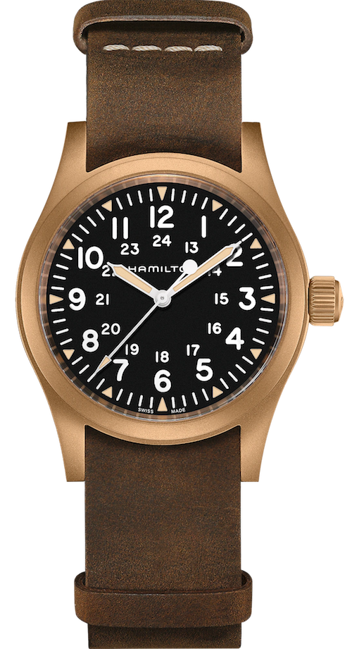 ハミルトン カーキ フィールド MECHANICAL BRONZE 38mm2022年に購入数回着用