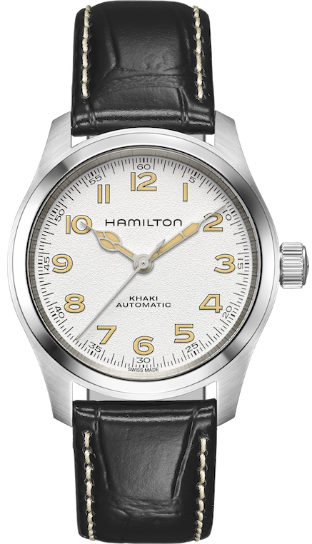 入荷。安心なカーキフィールド マーフオート38ミリ ホワイトダイアル  