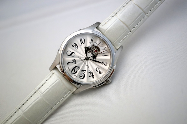 安心なハミルトン 時計 腕時計 ジャズマスターレディ オート 白 H32365313