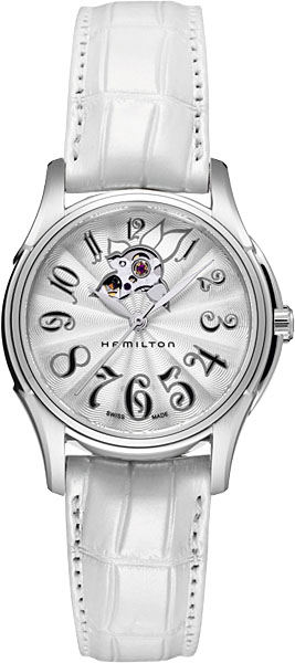 安心なハミルトン 時計 腕時計 ジャズマスターレディ オート 白 H32365313